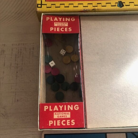 Rare , vintage c. 1950 National Games Pachisi Game of India #3019 - Picture 4 of 10